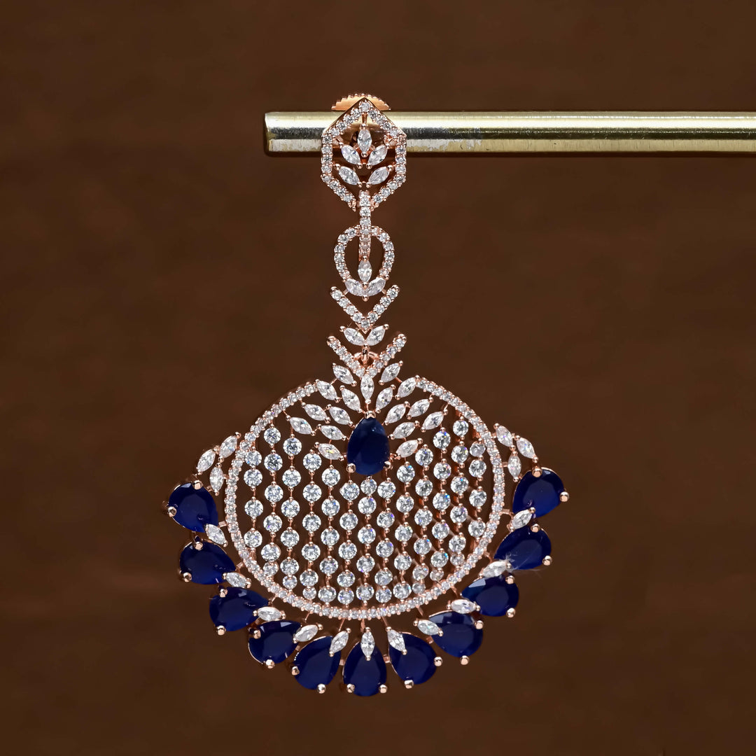 CZ Sapphire Earrings