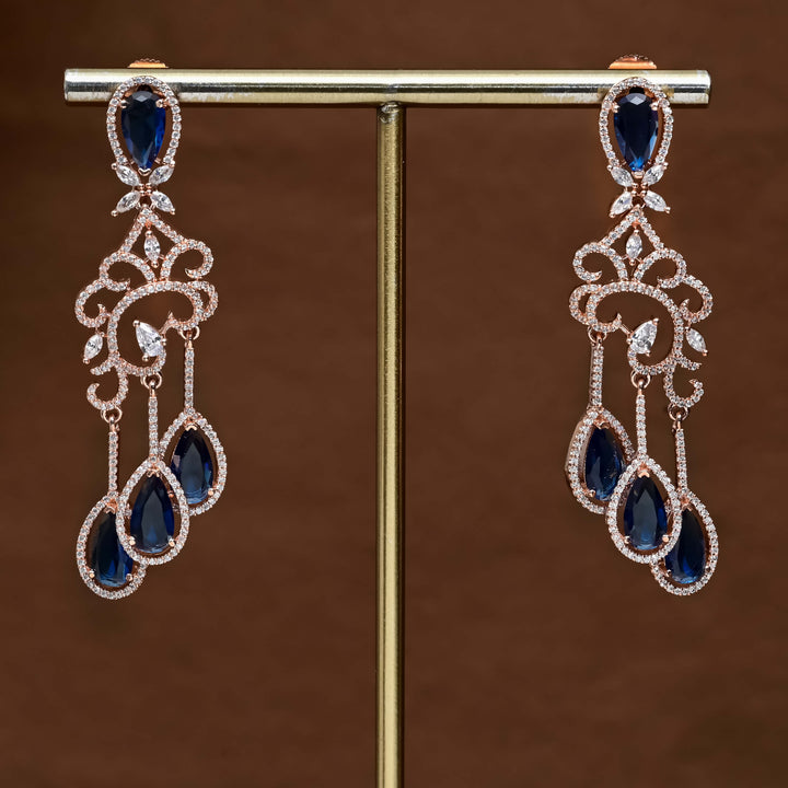 Rose Gold Designer Earrings