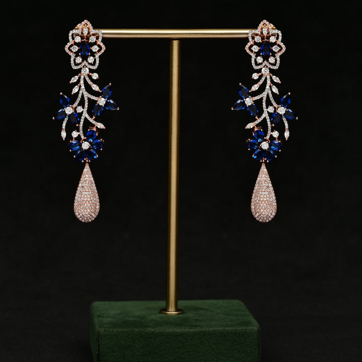 CZ Rose Gold Earrings
