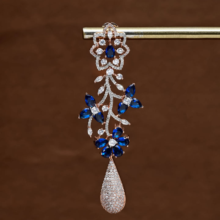 CZ Rose Gold Earrings