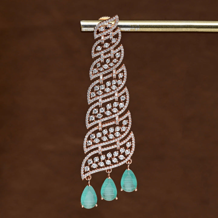 CZ Rose Gold Earrings