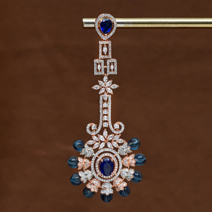 CZ Rose Gold Earrings