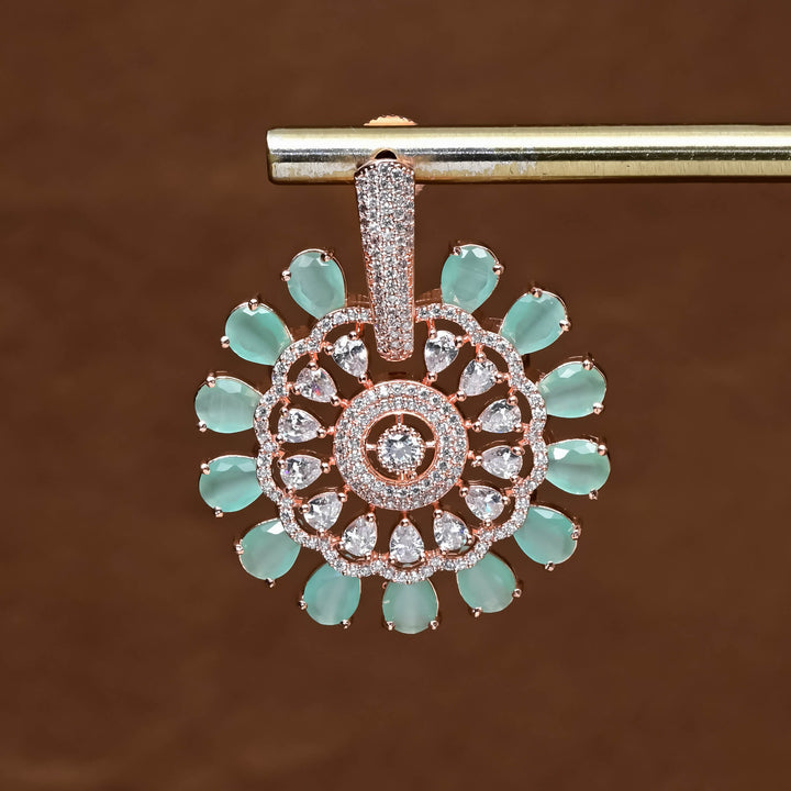 CZ Rose Gold Earrings