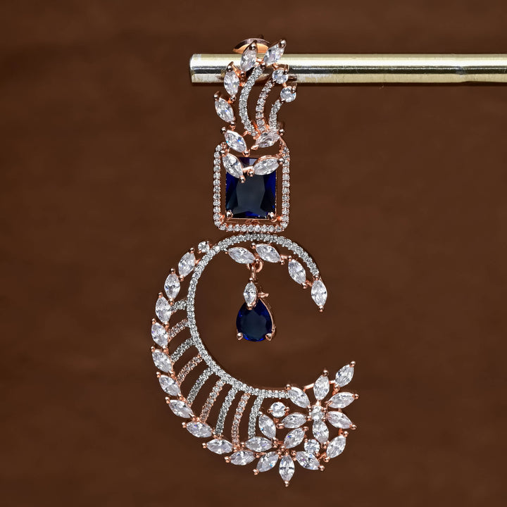 CZ Rose Gold Earrings