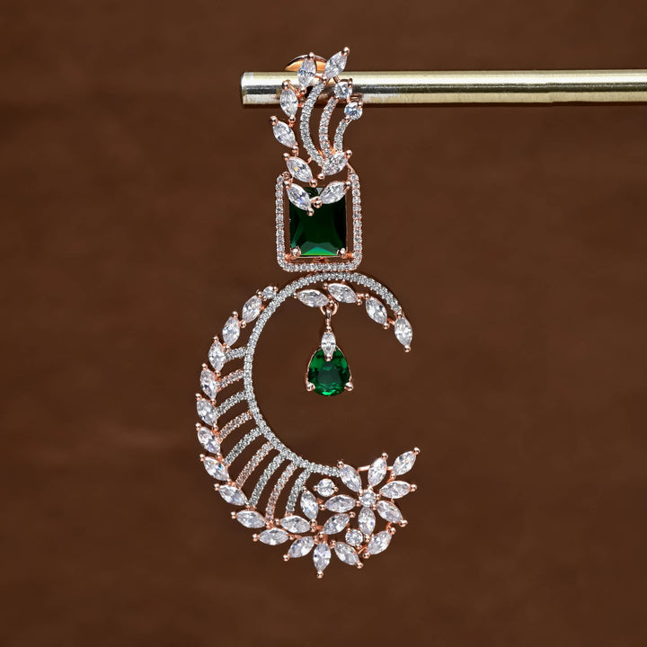 CZ Rose Gold Earrings