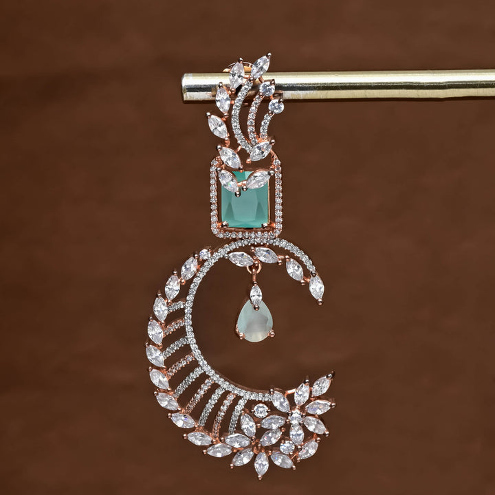 CZ Rose Gold Earrings