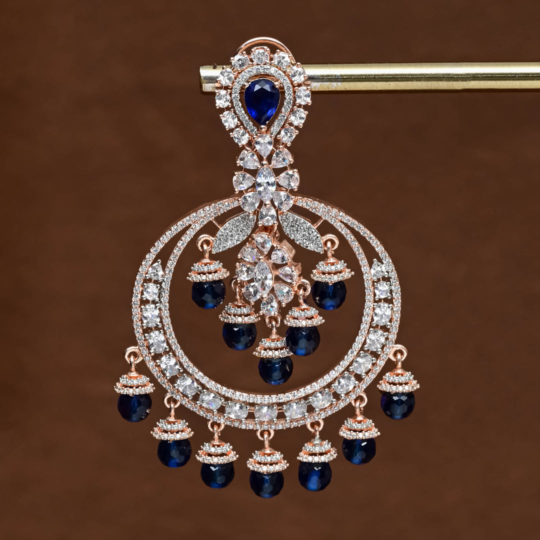 CZ Rose Gold Earrings