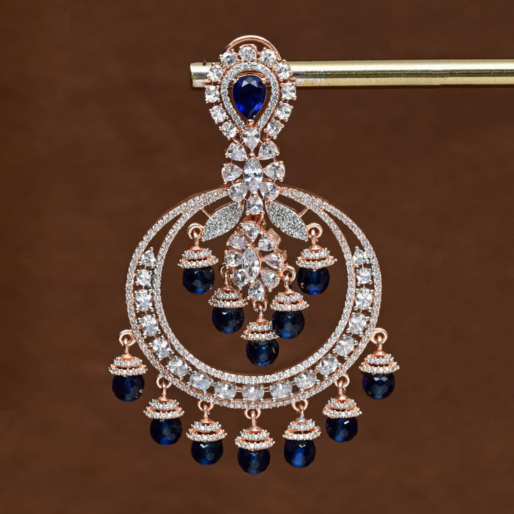 CZ Rose Gold Earrings