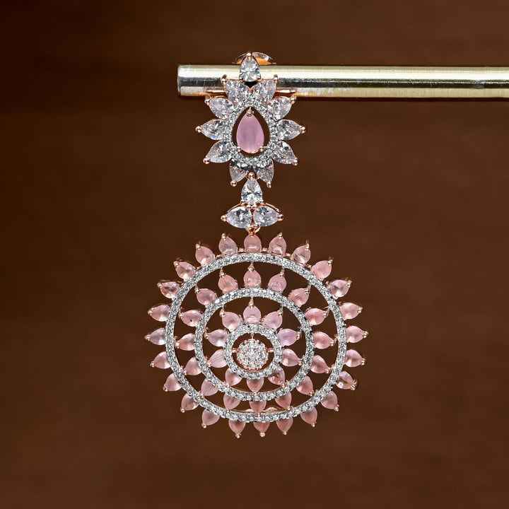 CZ Rose Gold Earrings