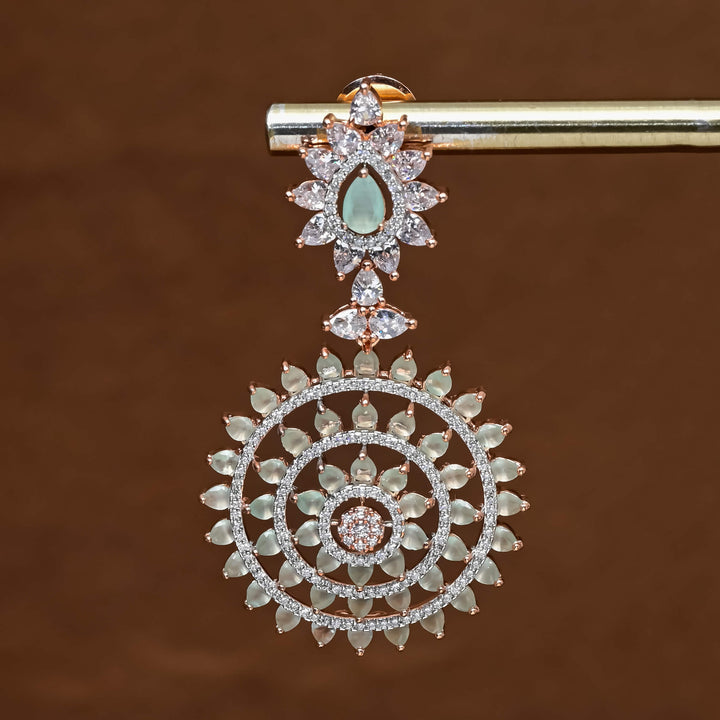 CZ Rose Gold Earrings
