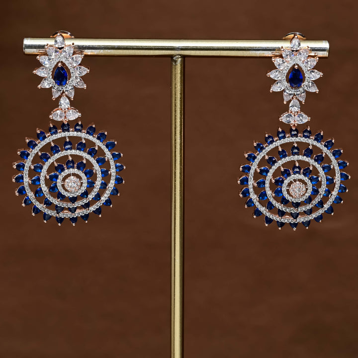 CZ Rose Gold Earrings