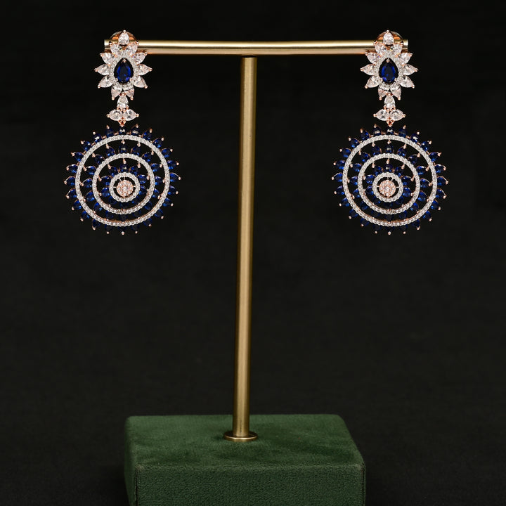 CZ Rose Gold Earrings