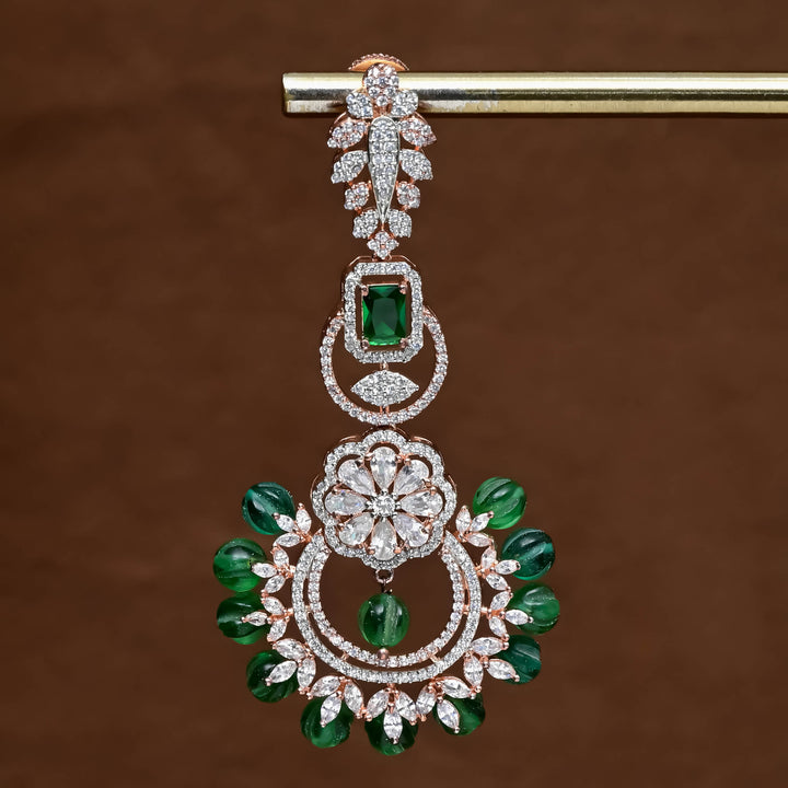 CZ Rose Gold Earrings