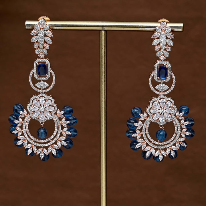 CZ Rose Gold Earrings