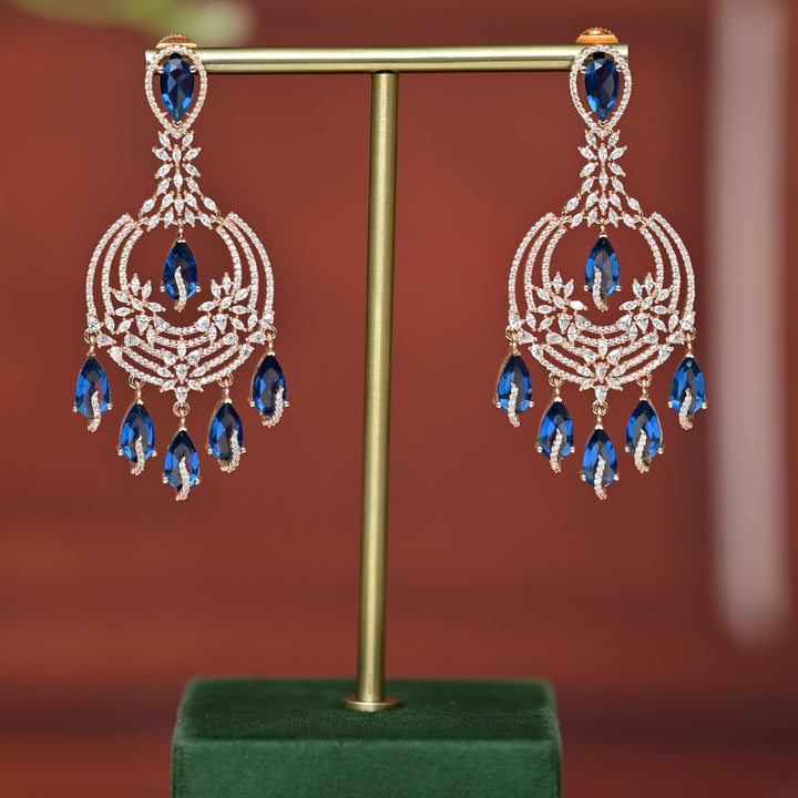 CZ Rose Gold Earrings