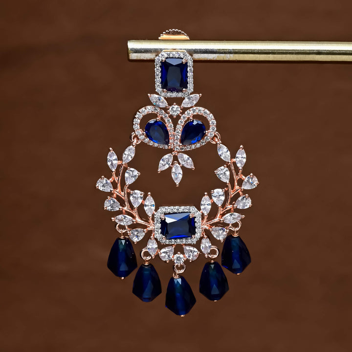 CZ Rose Gold Earrings
