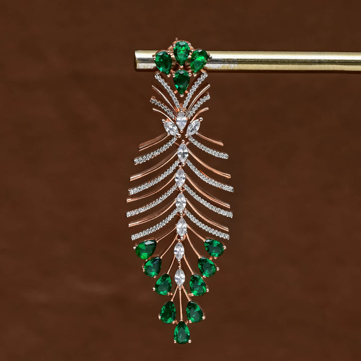CZ Rose Gold  Earrings