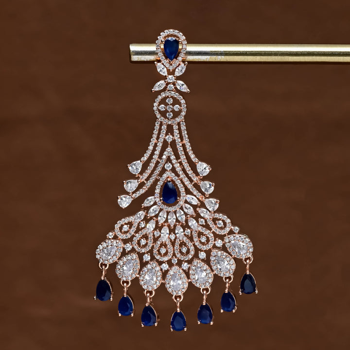 CZ Rose Gold Earrings