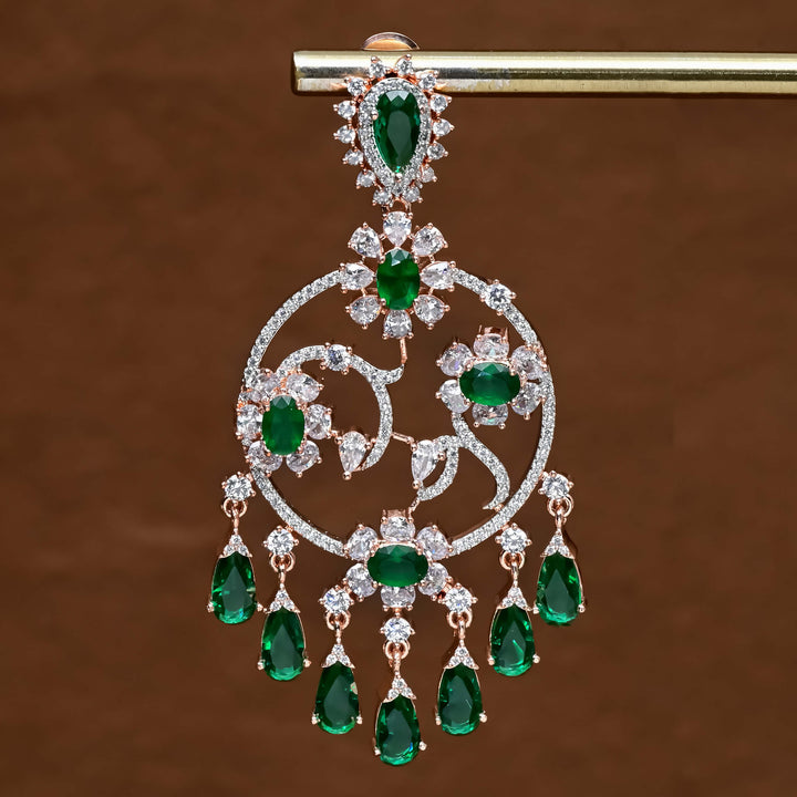 CZ Rose Gold Earrings