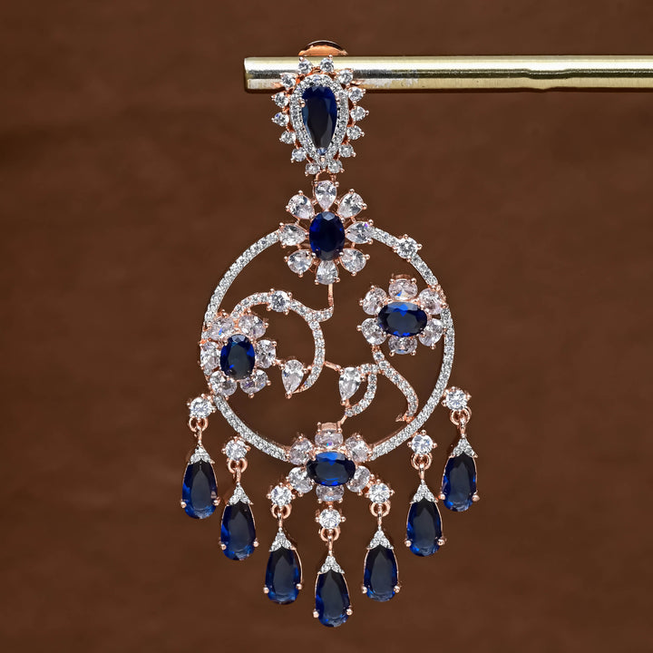 CZ Rose Gold Earrings