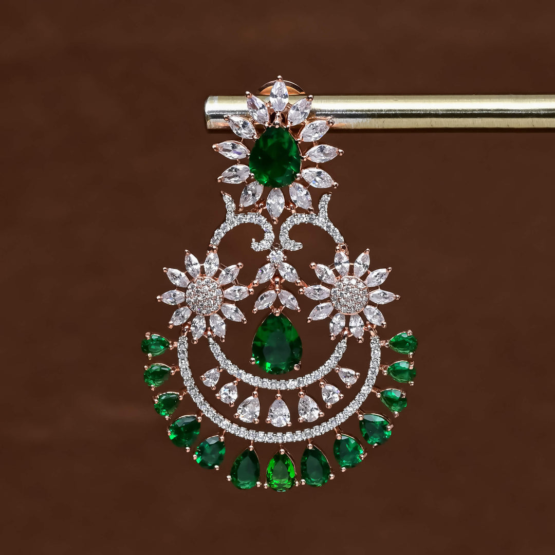 CZ Rose Gold Earrings