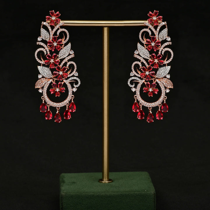 CZ Rose gold Earrings