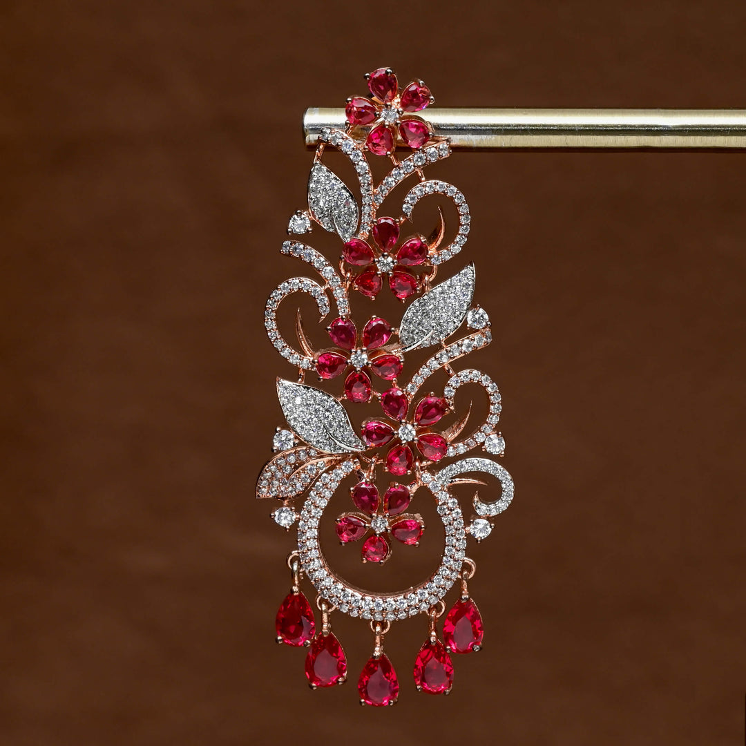 CZ Rose gold Earrings