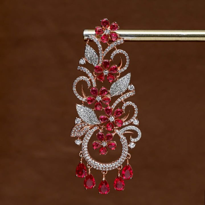 CZ Rose gold Earrings