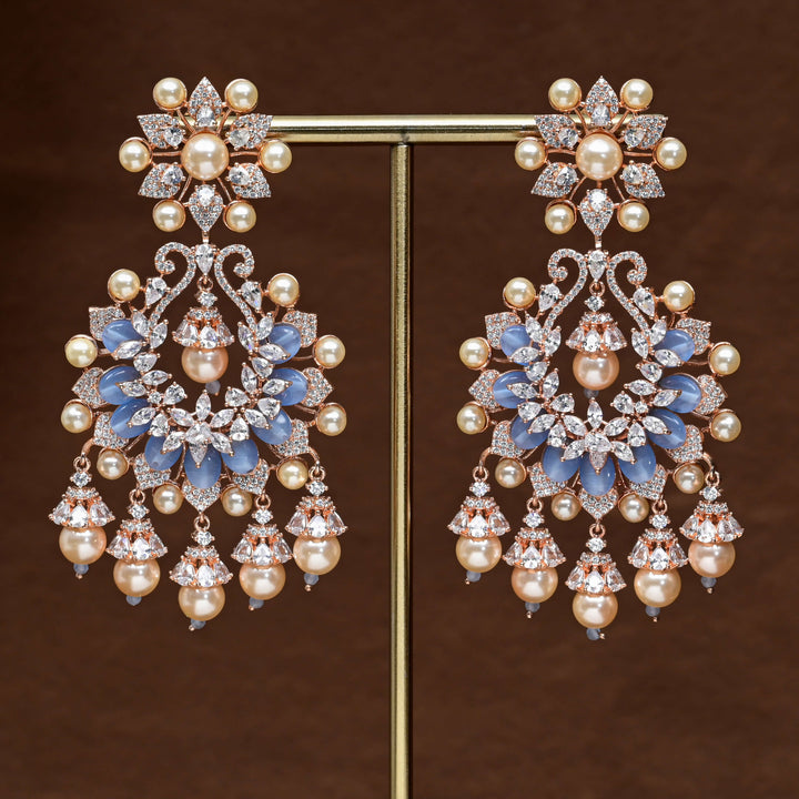 CZ Rose gold Earrings