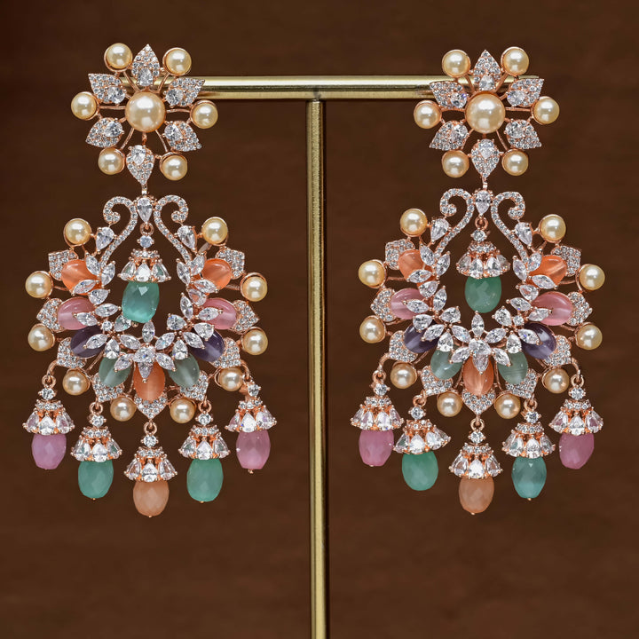 CZ Rose gold Earrings