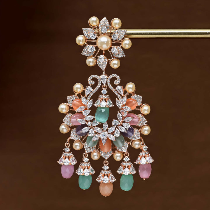 CZ Rose gold Earrings