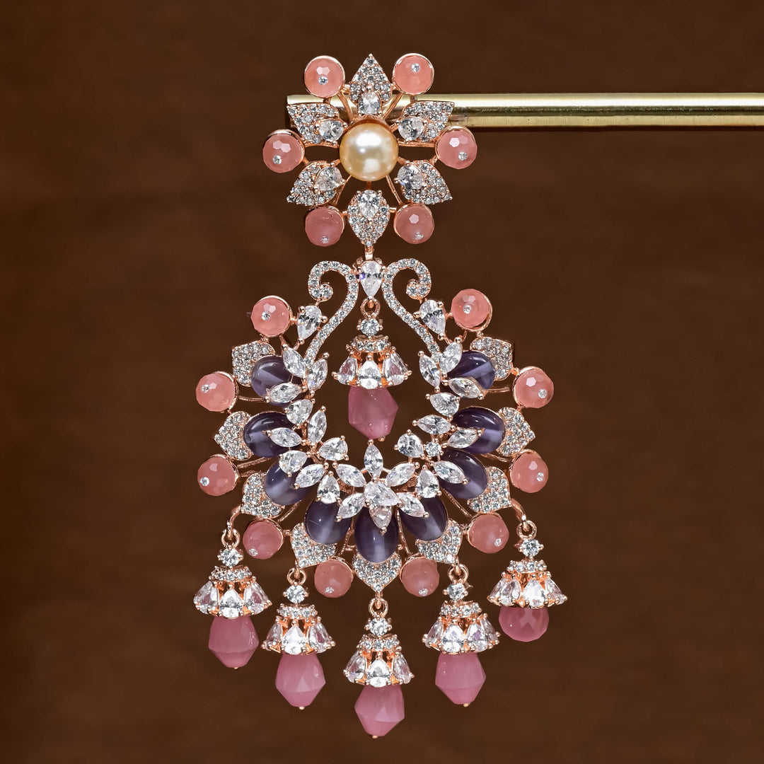 CZ Rose gold Earrings