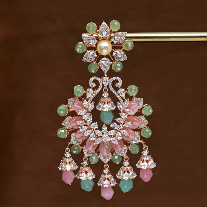 CZ Rose gold Earrings
