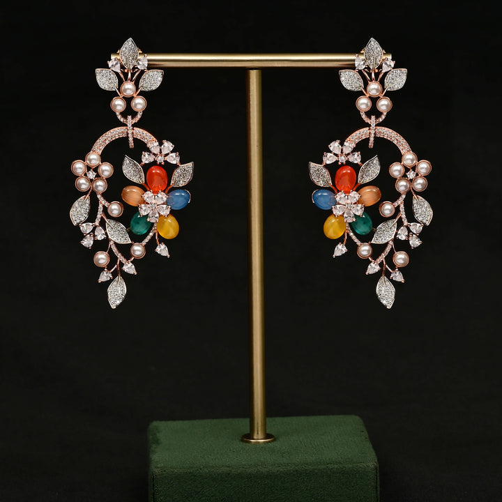 CZ Rose gold Earrings