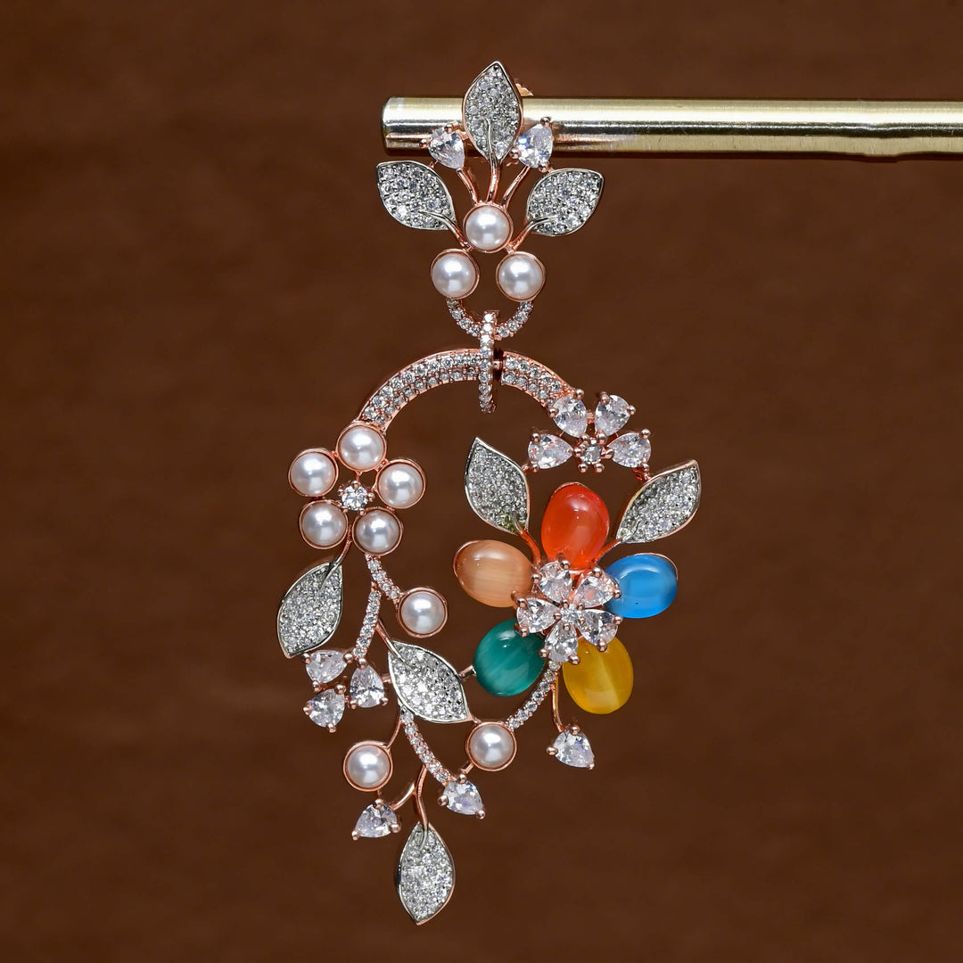 CZ Rose gold Earrings