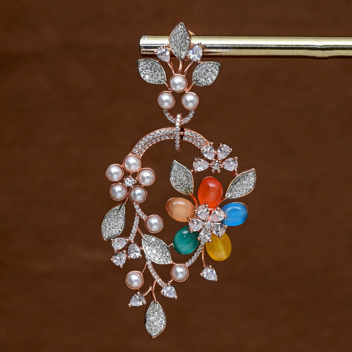 CZ Rose gold Earrings