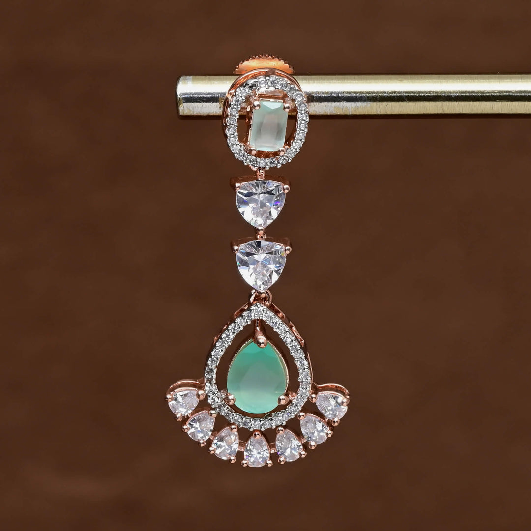CZ Rose gold Earrings