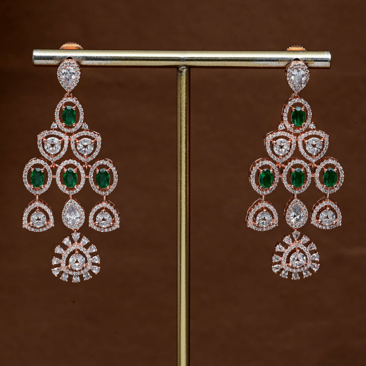 CZ Rose gold Earrings