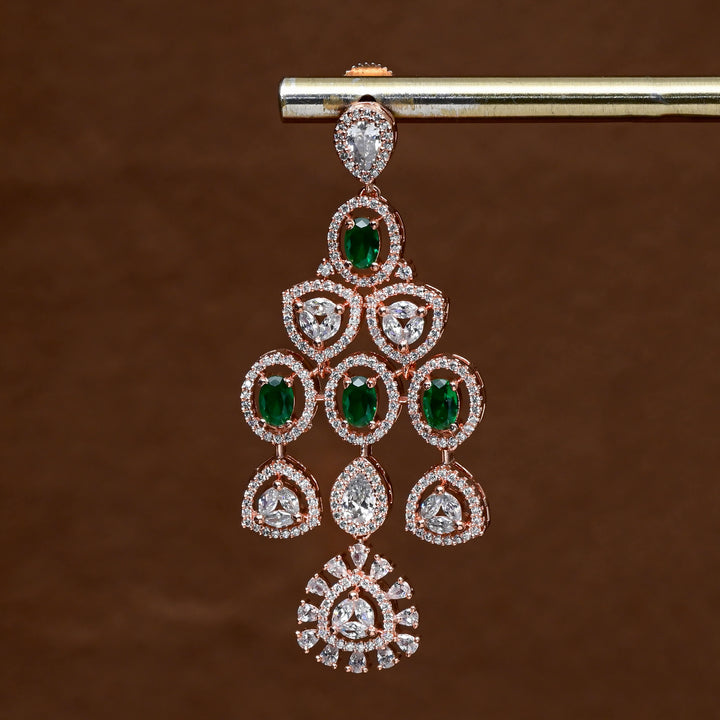 CZ Rose gold Earrings