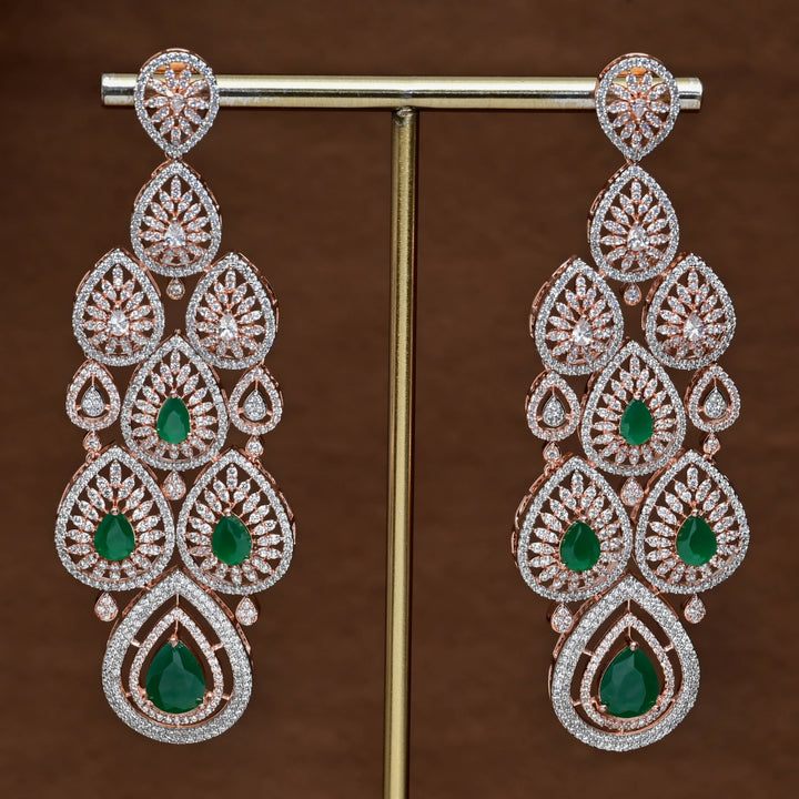 CZ Rose gold Earrings