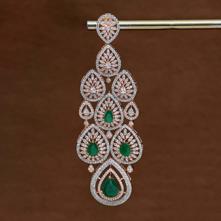 CZ Rose gold Earrings