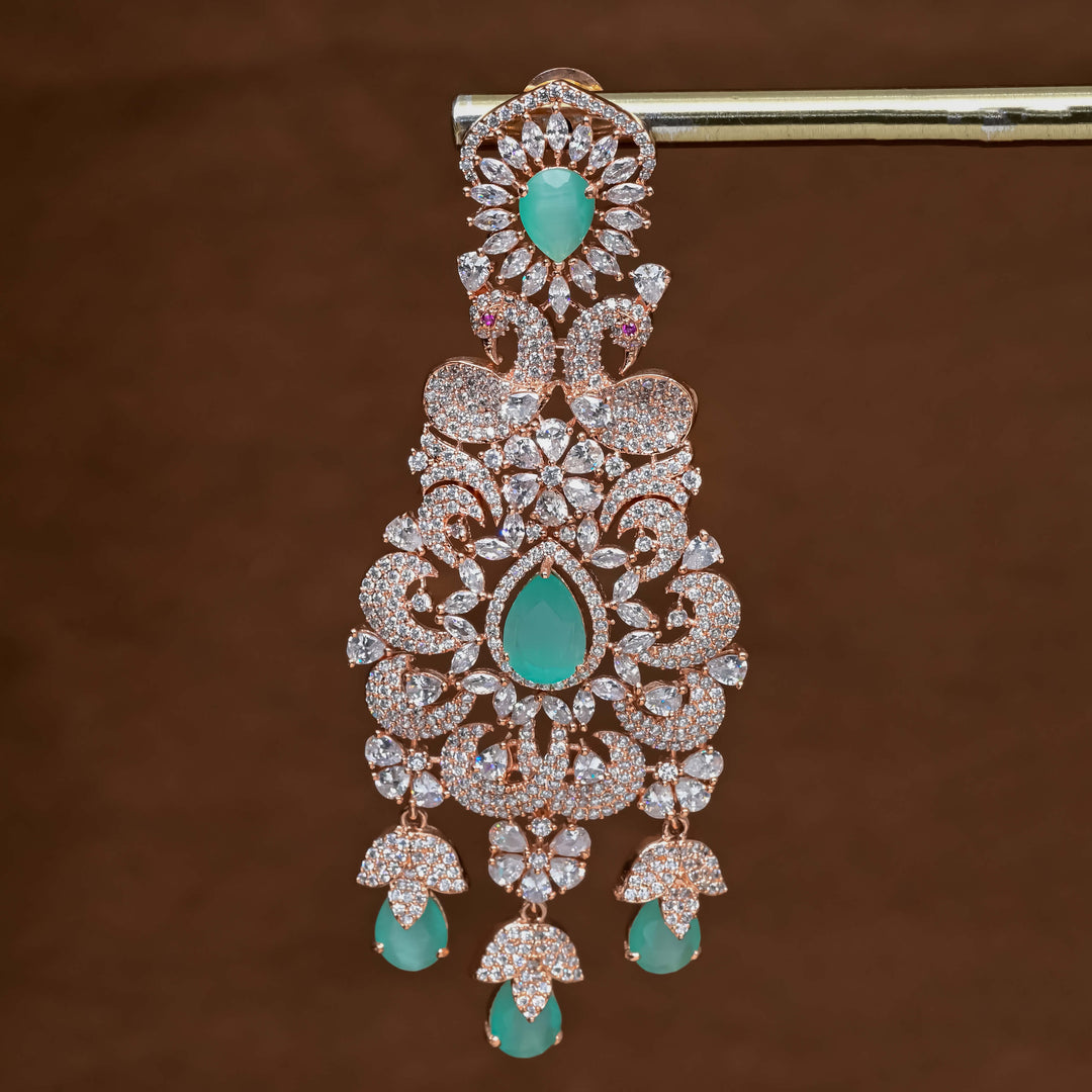 CZ Rose gold Earrings