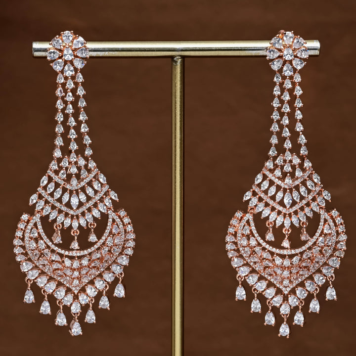 CZ Rose gold Earrings