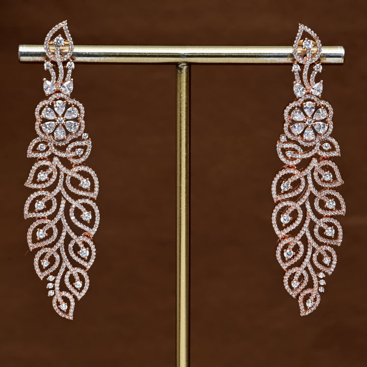 CZ Rose gold Earrings