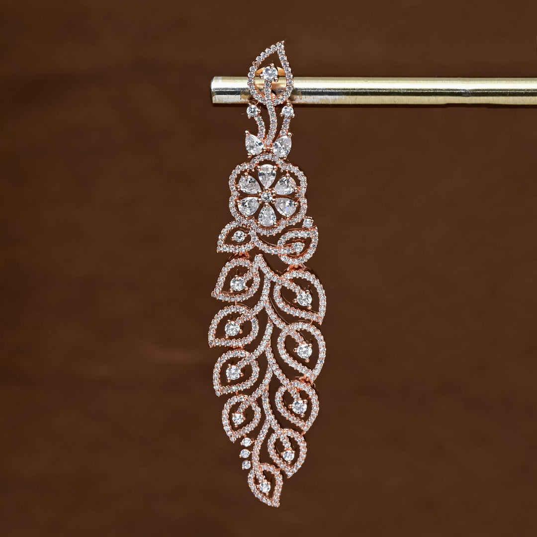 CZ Rose gold Earrings