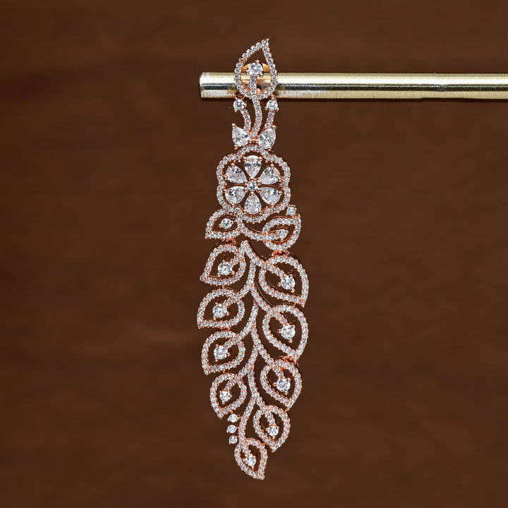 CZ Rose gold Earrings