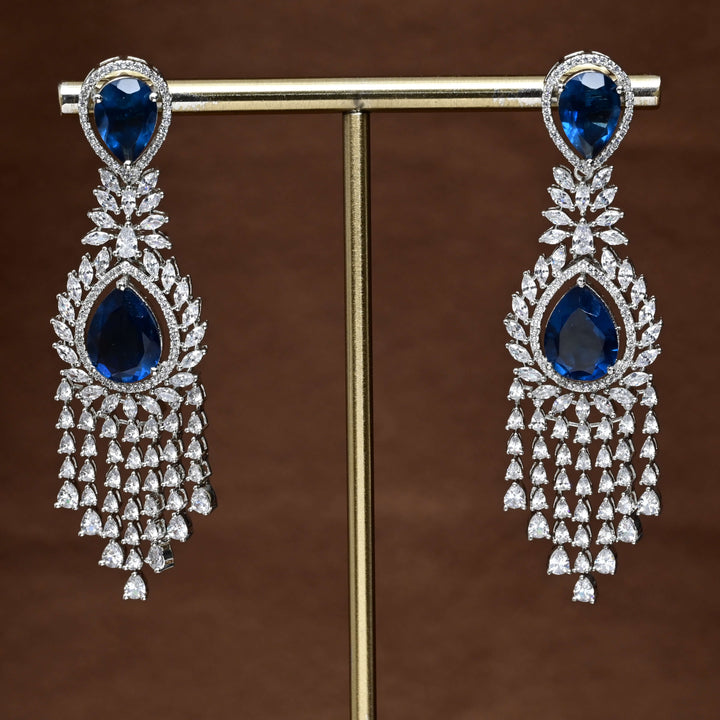CZ White Gold earrings