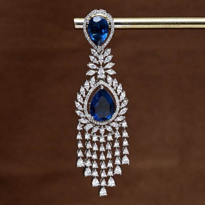 CZ White Gold earrings