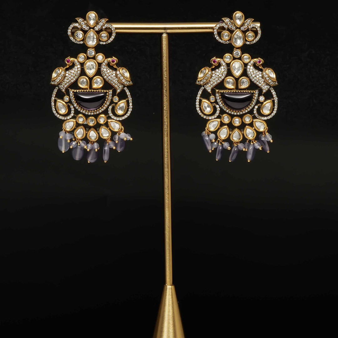 Victorian Moissanite Earrings