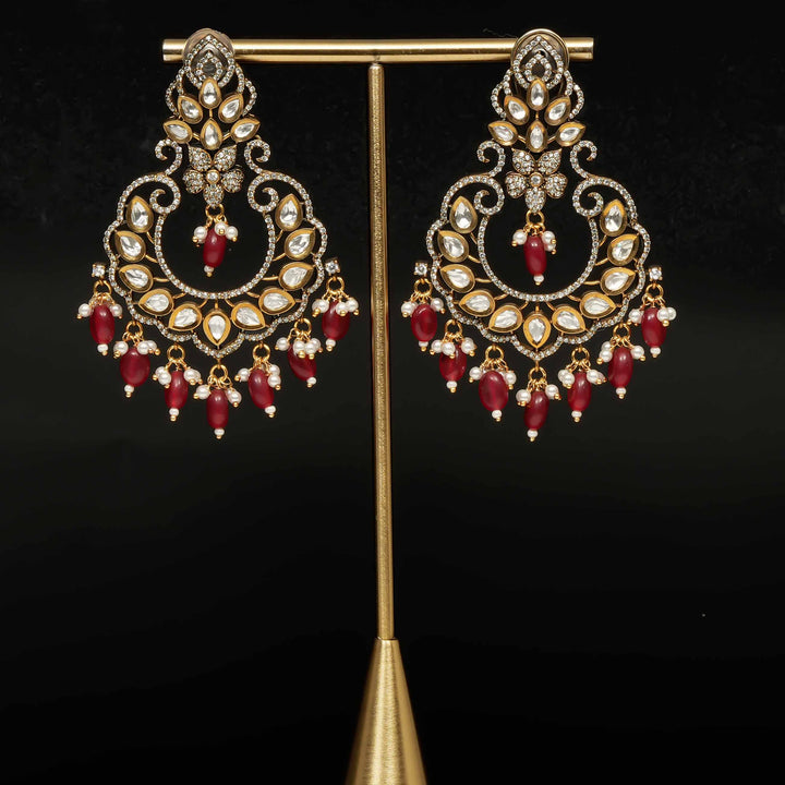 Victorian Chandbali earrings
